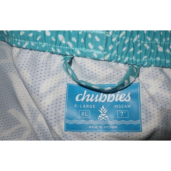 Chubbies The Whale Shark 7" Inseam Lined Boxer Briefs Swim Shorts Trunks Size XL - Picture 8 of 9